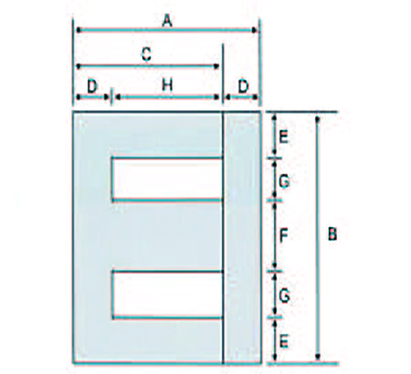 パーマロイ外形図