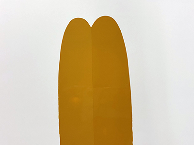 アート紙へ展色後